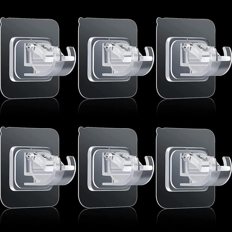 Rods Clips Hook Self Adhesive Pack of 6