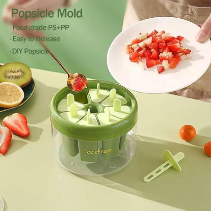 Reusable DIY 8 Pieces Ice Pop Moud